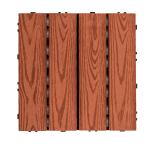 Wood WPC Composite Decking Tiles Rotproof Interlocking Wood Tiles