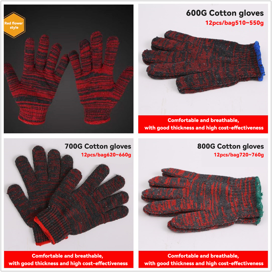 Labor Protection Construction Work Hand Gloves for Worker Rubber Wear-Resistant Oil-Proof
