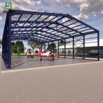 Low Cost Easy Build Prefabricated Steel Structure hangar Warehouse Building