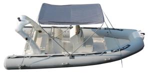 China 5.2m orca hypalon inflatable rib boat rib520 sunbed fuel tank with center console factory