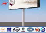 Galvanized Polyester Or Powder Coated Traffic Signal Light Pole Q235