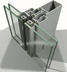 China Glass Aluminium Curtain Wall Extrusions factory