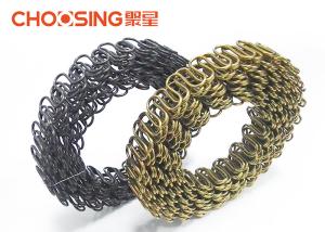 China Rust Resistant Replacement Furniture Springs , Upholstery Strap Springs Arc Height 8cm - 15cm factory