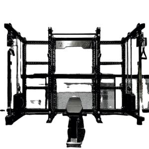 China Fitness Equipment Multi Function Station Strength Training Leg Press Squat Rack Power Rack factory