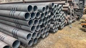 China ASTM A106 Seamless Round Alloy Steel Pipes Sea Package 12meters factory
