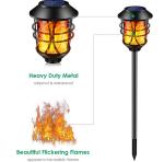 Waterproof 43.11inches 5.5v Flickering Solar Torches Lights