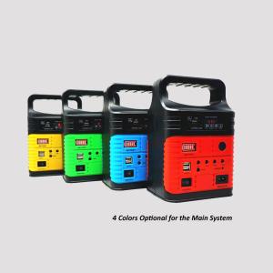 China 5meter Cable Solar Energy Systems Home Mini 7500mah With Radio LED Light factory