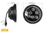 4000lm Jeep / Truck / Car LED Fog Lights 7 Inch 12v / 24v 60w IP68
