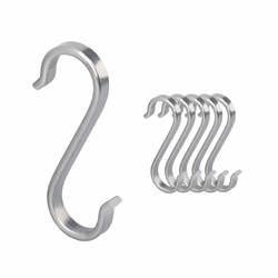 China Industrial Polish Metal Steel S Hooks Hanging Tolerance 0.01mm Construction factory