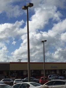 China Single Arm Q235 Steel Street Light Poles With Solar Panel factory