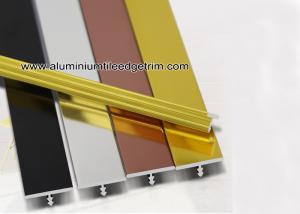 China 6mm / 8mm Aluminium T Shape Division Bar For Furniture Trim / Decor factory