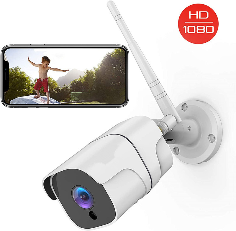 Motion Detection Smart Surveillance Camera H.264 DC12V Two Way Audio Works With Alexa