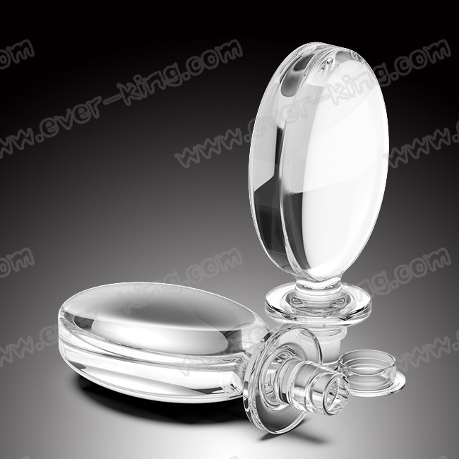 Frosting Glass Spirit Bottle Closures Transparent Food Grade