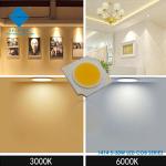 24v high efficiency 120-140lm/w flip chip cob led 1414 series 3000K Mirror alu