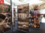 Coal Black Photography Exhibition Aluminum Square Truss For Indoor Events