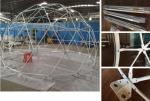 Diameter 6M Half Sphere Geodesic Dome Tent PVC Fabric Cover Dome Party Tents