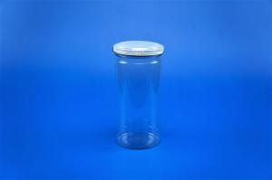 China Custom Dried Flower 1380ml Plastic Airtight Storage Jars factory