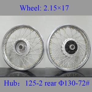 China Sturdy Spoked Motorcycle Wheels High Tensile Strength 304 Stainless Steel factory