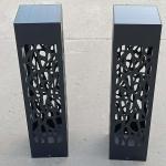 Home Garden Lights Metal Ornaments Outdoor Lighting Corten Bollard Light