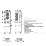 10KW 20KW 30KW 40KW On-line Tower Pure Sine Wave Power Supply UPS For Networking