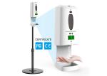 Auto 1300ml Contactless Sanitizer Dispenser Stand Temperature Measuring