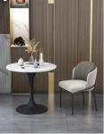 Italian Rock Plate Iron Art Round Hotel Coffee Table Set