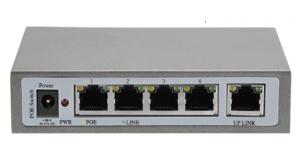 China 4 Port RJ45 PoE Ethernet Switch 10 100 1000Mbps 100m Data Transmission factory