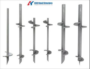 China Wound Blades Spiral Ground Pile for Building Foundation After-sales Service One Year factory