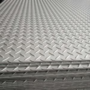 China 316 304 Stainless Steel Checkered Plate Corrosion Resistant ASTM DIN 100-12000mm factory