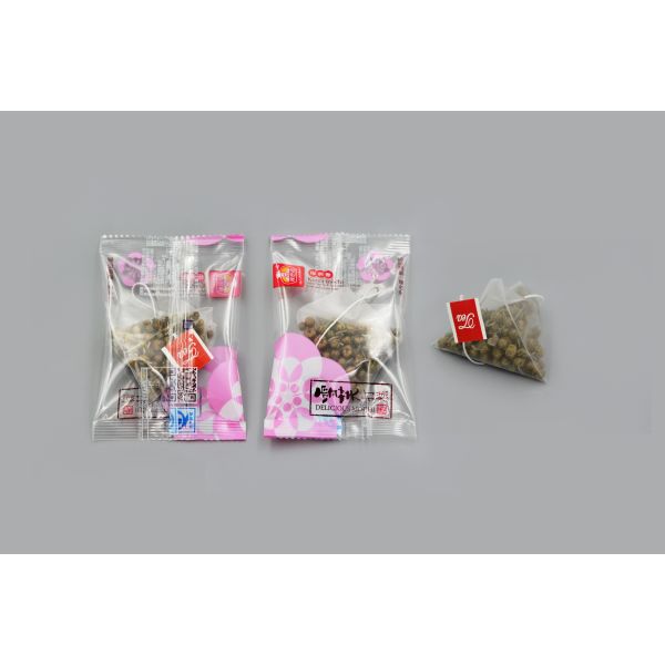 Loose Tea Leaves Packaging Machine Nylon Triangle Tea Bag Packing Machine