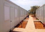 Shutter Windows Storage Container Houses , Freight Storage Containers With
