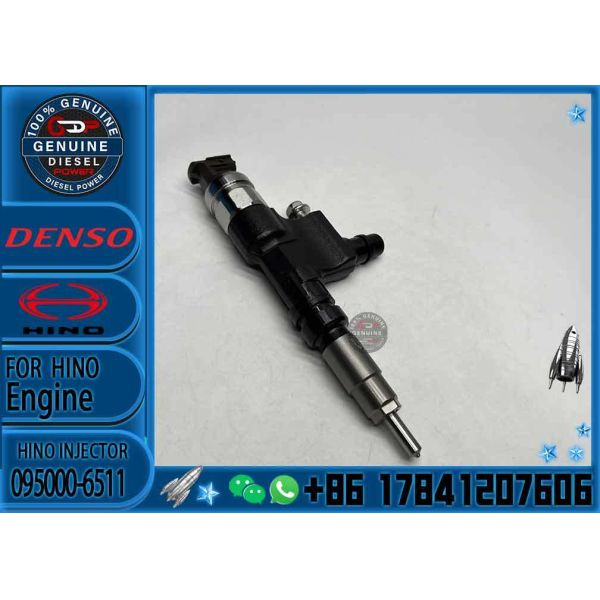Carino China-Made New Common Rail Fuel Injector 095000-6511 23670-E0081Car Fuel Injector for Excavator Diesel Engine N04C