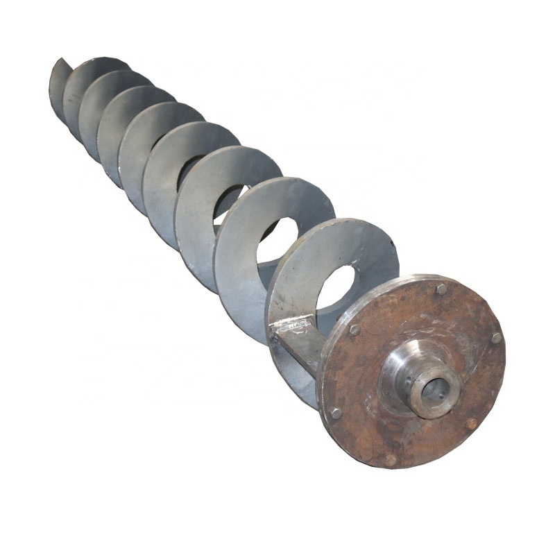 OEM Custom Screw Conveyor Continuous Shaftless Helical Replacement Auger Screw