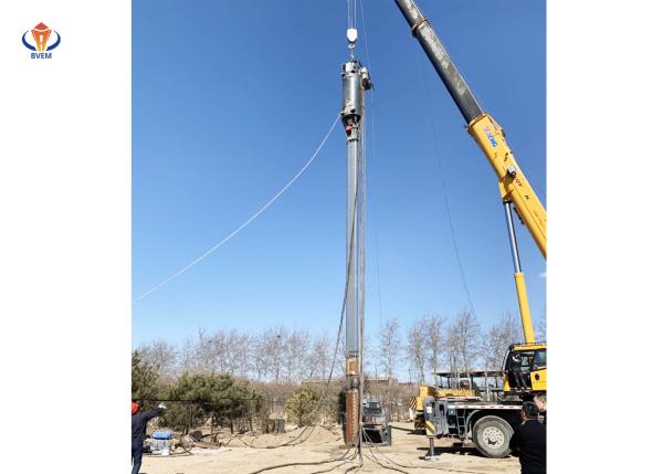 Electrical bottom feed vibroflot equipment BJZC-V400-180 used for dry method