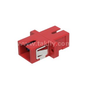 China SC Simplex Fiber Optic Adapter Multimode APC UPC Low Loss on sale