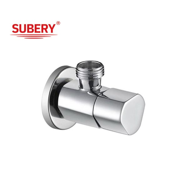 China G1/2" Thread Triangle Valve Brass Body Abs Handle Oem factory