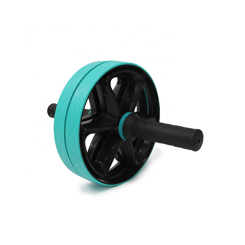 28.5CM Double Exercise Ab Wheel Cross Training Ab Roller Exercise Equipment ISO9001
