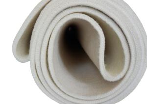 China Light Yellow Color Seamless Nomex Felt For Heat Transfer Printing Machine factory