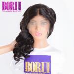 100% Virgin Brazilian Human Hair Lace Front Wigs 180% Density Loose Wave