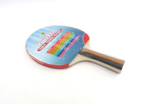 China Professional Table Tennis Rackets Poplar Plywood Color Long Handle Sponge With Bag factory