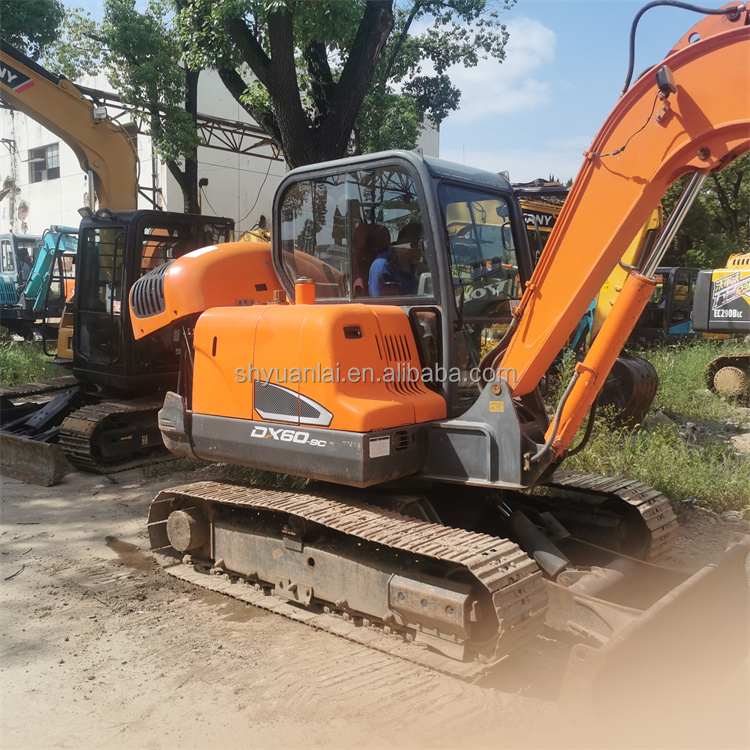 DOOSAN DH60 Excavator Energy Saving For Crushing Second Hand Excavator