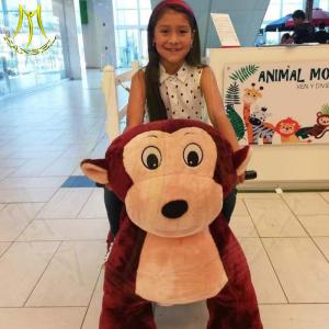 China Hansel amusement park walking stuffed animal electric ride on furry animal factory