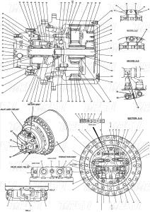 China Installation Bolt-on LQ15V00007F2 Excavator Travel Drive Catalog Varies Depending On Model factory