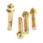 Brass Plated Screw Accessories High Carbon Steel Sleeve Anchor Bolts Metal
