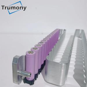 China Cylindrical Battery Aluminum Cooling Plate Micro Channel factory