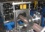 Color Steel Rainspout Pipe Roll Forming Mahine Rectangle Round Shape Available