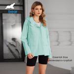 Moderate Style Ultra Thin Cotton Utility Jacket Women's Short Length