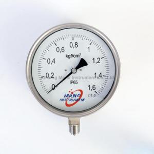 China PG-037 SS safety pattern pressure gauge factory