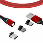 Aluminum Alloy Magnetic Fast Charge Magnetic Cable , High Speed Charging Data