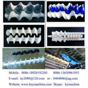 China Scrolls and wormfeeds auger POM acetal auger UHMWPE auger plastic nylon auger Double thread screws factory